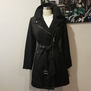 Vince Camuto Assymetric Trench Coat